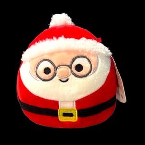 NWT-Squishmallows Red and White Santa Stuffed Animal